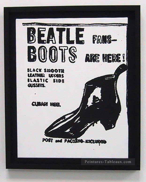 Botas Beatle Andy Warhol Pintura al óleo
